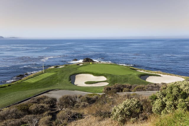 Pebble Beach golf course, Monterey, California, USA