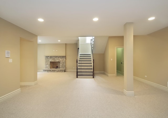 Image of an empty basement