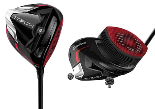 Tigerwoods using a TaylorMade Stealth Driver on the golf course