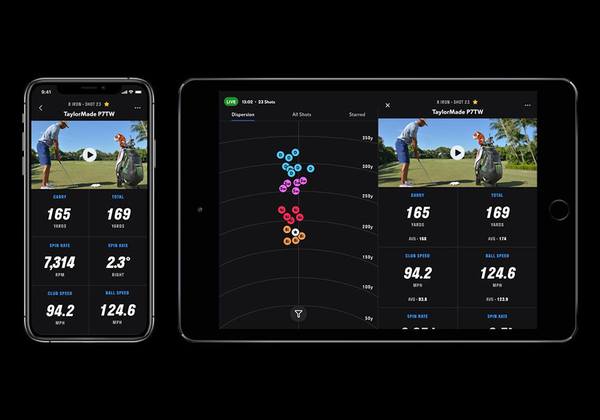 Full Swing Launch Monitor App View