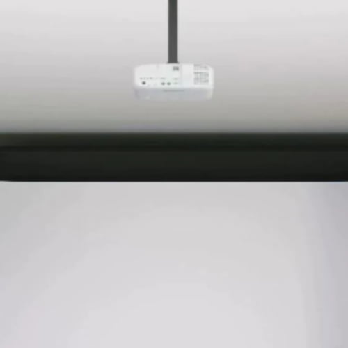 projector in a limited height room