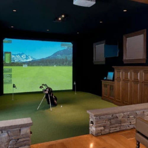 hd golf simulator ultimate entertainment package