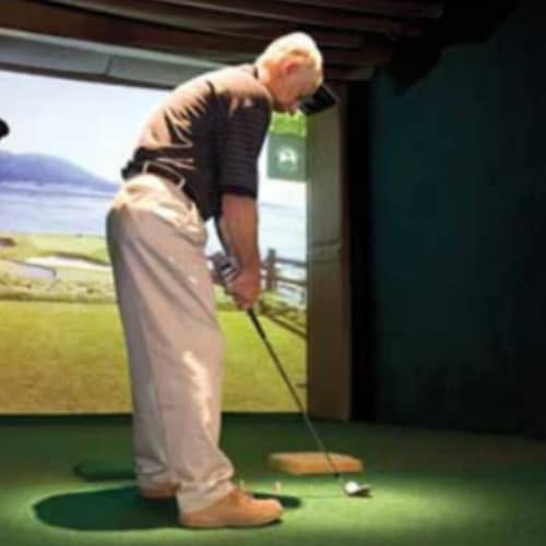 putting improve in golf simulator