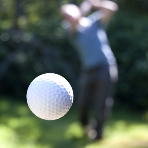 golf ball flight speed