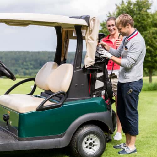 personal golf course cart
