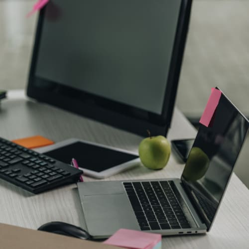 Desktop and laptop