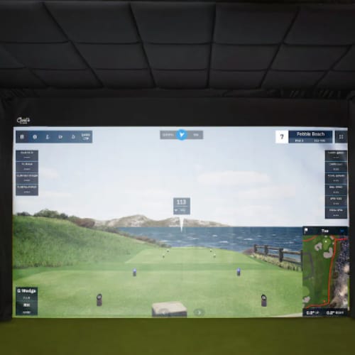 Golf Sims Ceiling Padding