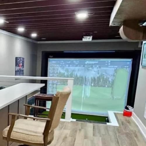 DIY Golf Simulator Lighting
