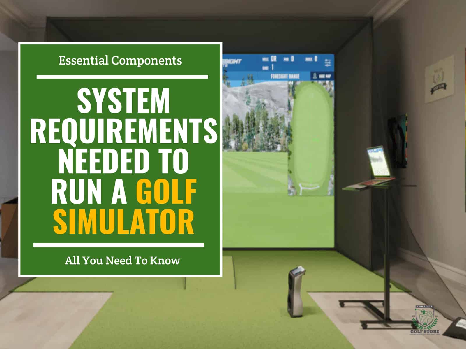 What System Requirements Do I Need To Run A Golf Simulator
