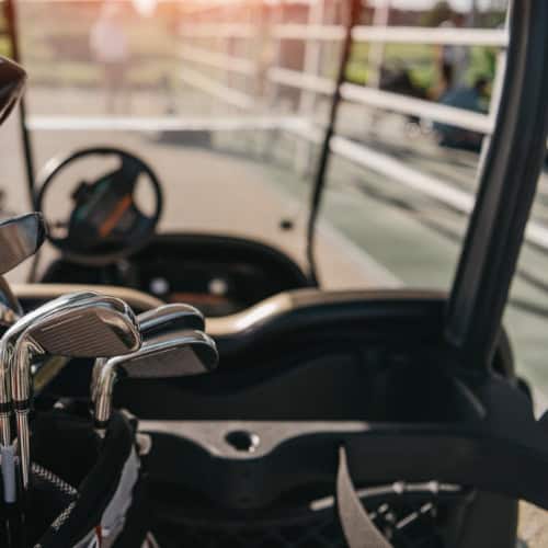 Back of Golf Cart