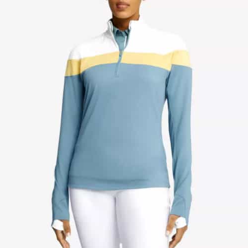 Puma Lightweight Colorblock Quarter Zip Pull Over