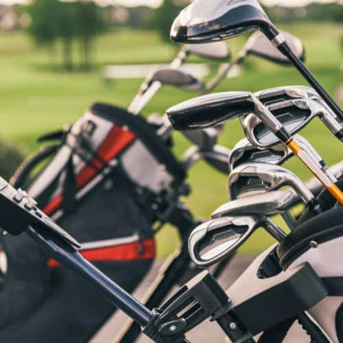 golf bags with multiple clubs