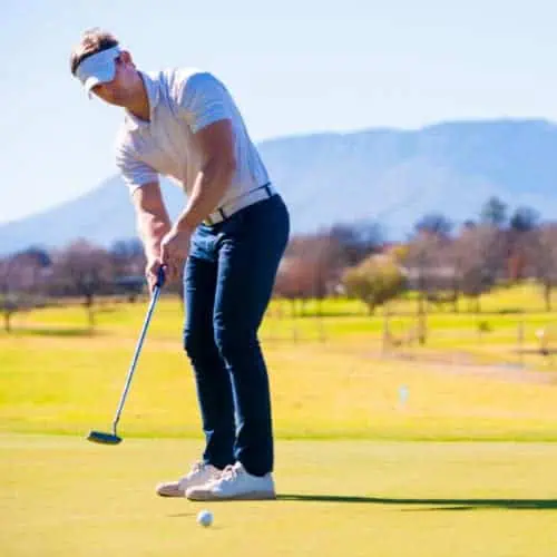 Golfer abdominal strength