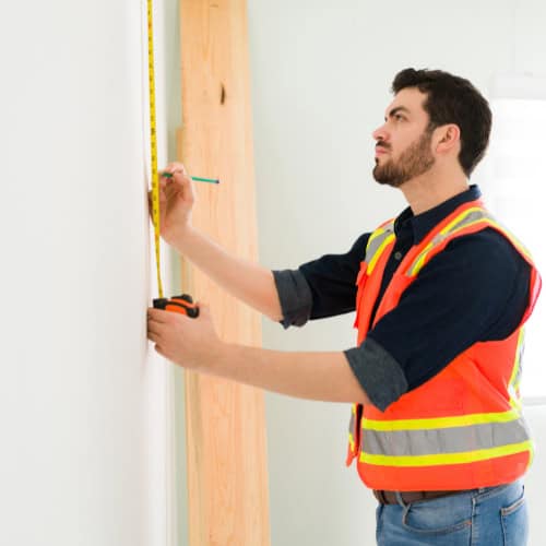 Measuring distance of Wall and Impact Screen