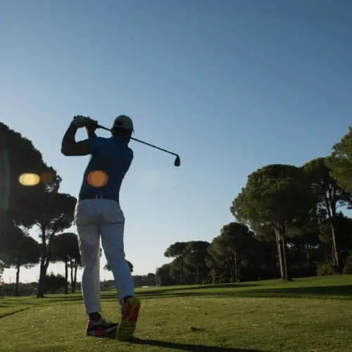 Powerful Golf swing