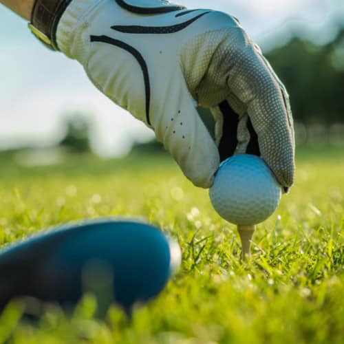 Practice with Golf Tee