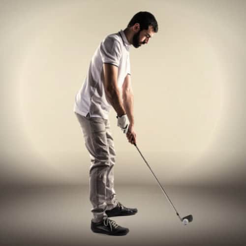 Mentally Focused Golfer