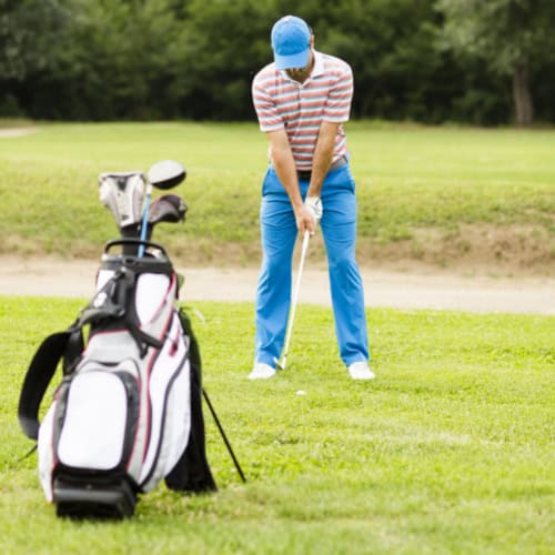 Golf Practice with Goal