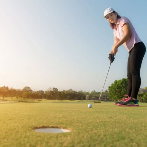 Golf Putting Armlock