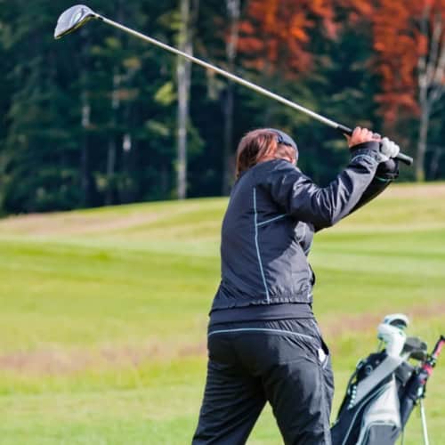 Golf backswing technique