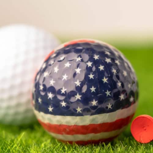Japan and US Golf Balls