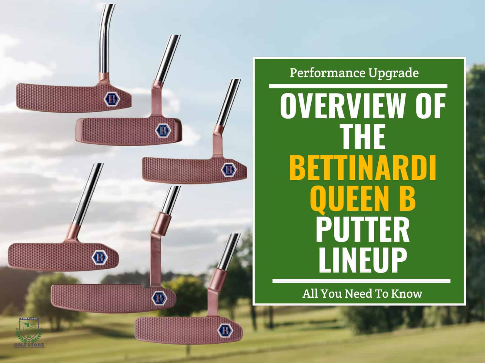 Overview of the Bettinardi Queen B Putter Lineup