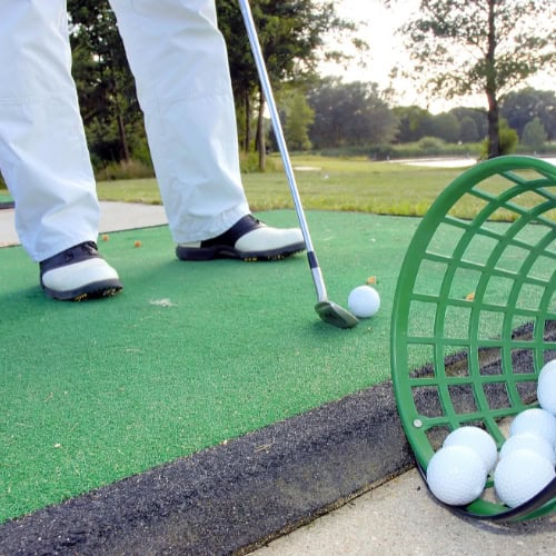 Driving range balance play