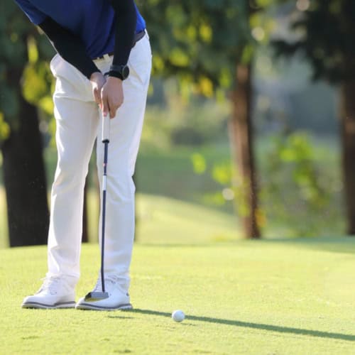 Golf Putt in range
