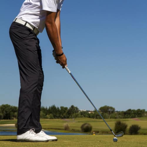 Golf Stance and grip