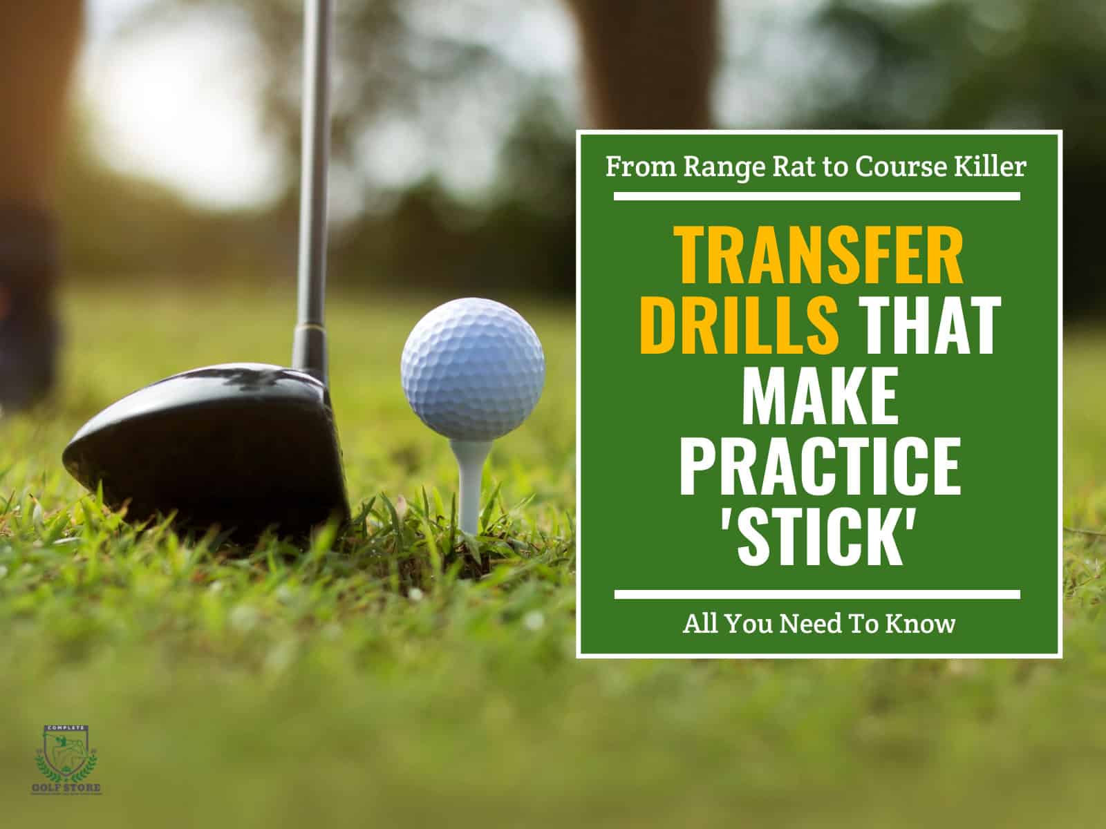 Transfer Drills That Make Practice Stick